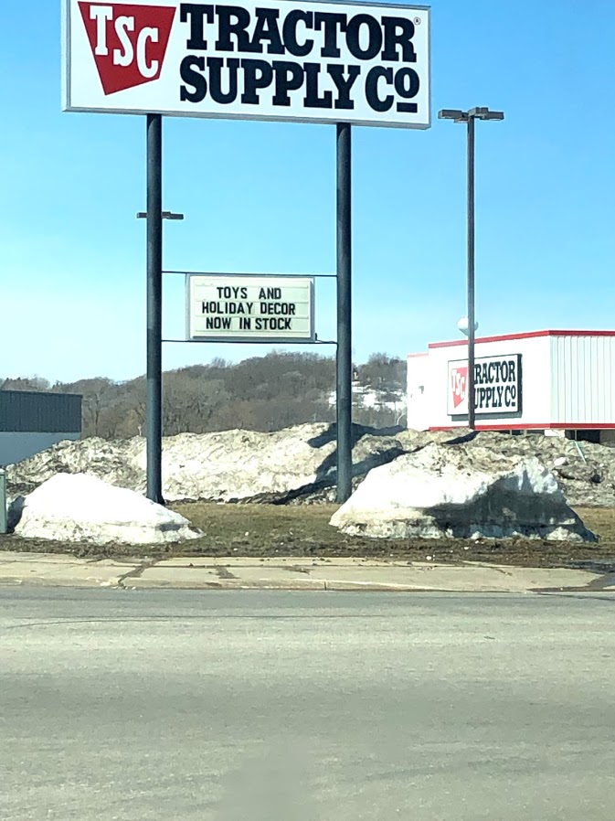 Late or getting a jump on next year